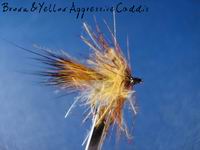 Brown & Yellow Aggressive Caddis